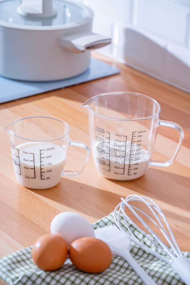 2 li Cam Ölçü Kabı - 500/250 ml - 1