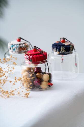 Fayro 3 Adet Cam Kapaklı Kavanoz - 300 ml - Acar