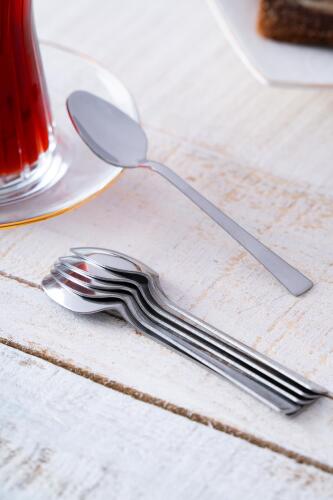 Elips Patterned Steel 6 -Teaspoon - Acar