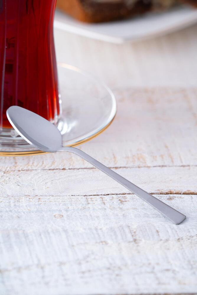 Elips Patterned Steel 6 -Teaspoon - 2