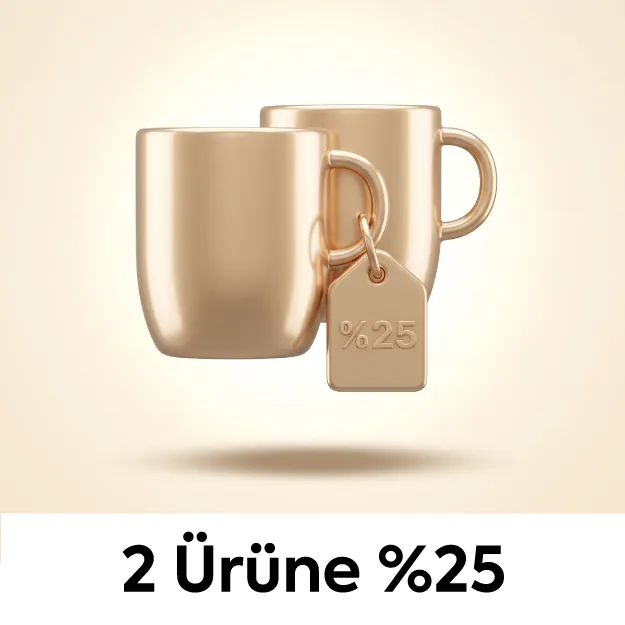 2 ürüne yüzde 25 indirim
