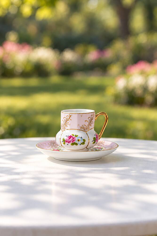 Açelya 6 Kişilik Mini Kahve Fincan Takımı - 60 ml - 3