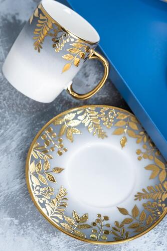 Adelina 6 Kişilik Kahve Fincanı Takımı - 90 ml - 9