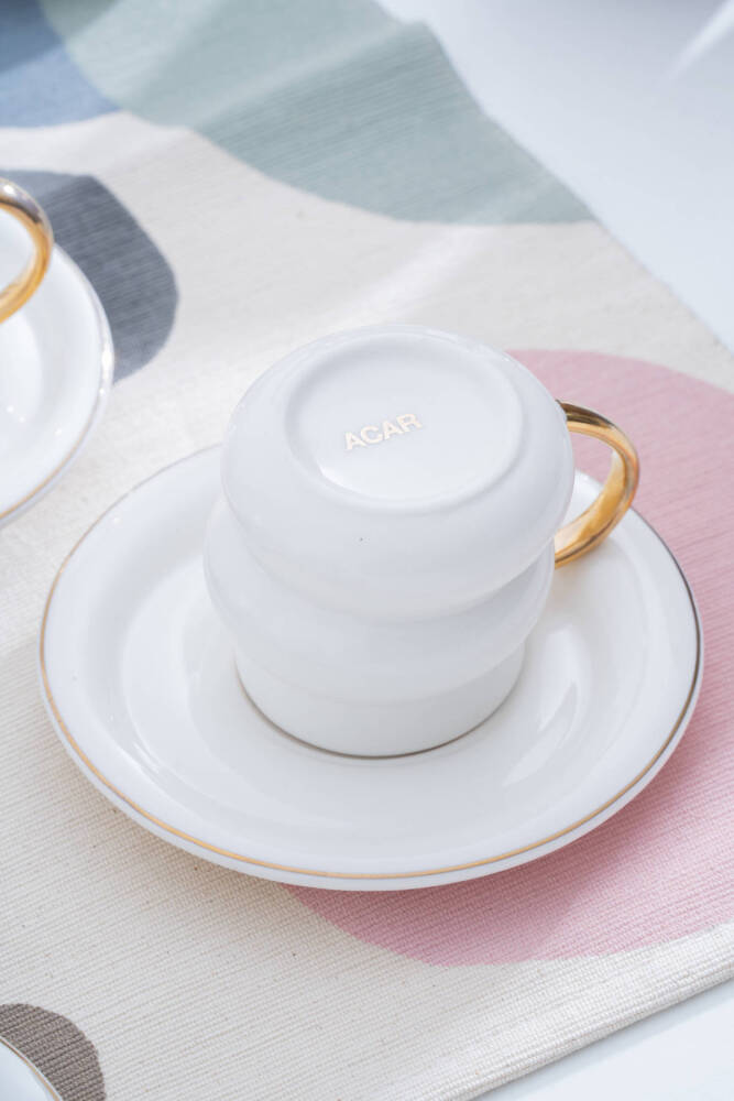 Ailani 6 Kişilik Kahve Fincan Takımı - 90 ml - 3