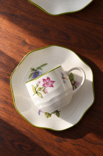 Ailsa 6 Kişilik Porselen Kahve Fincan Takımı - 90 ml - 3