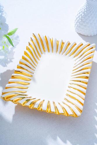 Alba Dekoratif Sunum Tabak - 36 cm - Acar