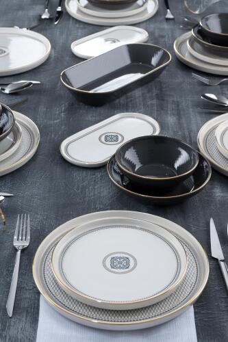 Alexxi 27 Piece Dinner Set For 6 People - 9