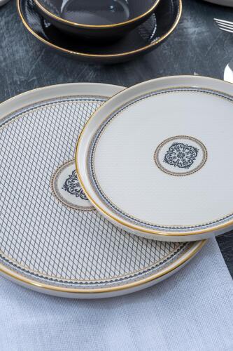 Alexxi 27 Piece Dinner Set For 6 People - 12