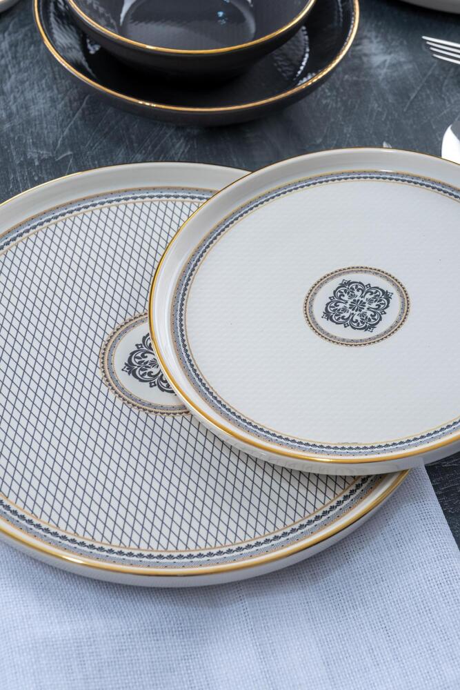 Alexxi 27 Piece Dinner Set For 6 People - 12