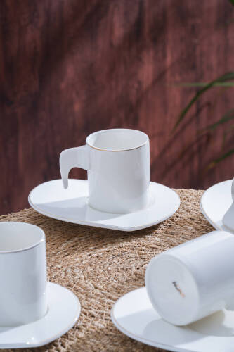 Alicia 6 Kişilik Kahve Fincan Takımı - 90 ml - Acar