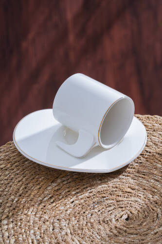 Alicia 6 Kişilik Kahve Fincan Takımı - 90 ml - 3
