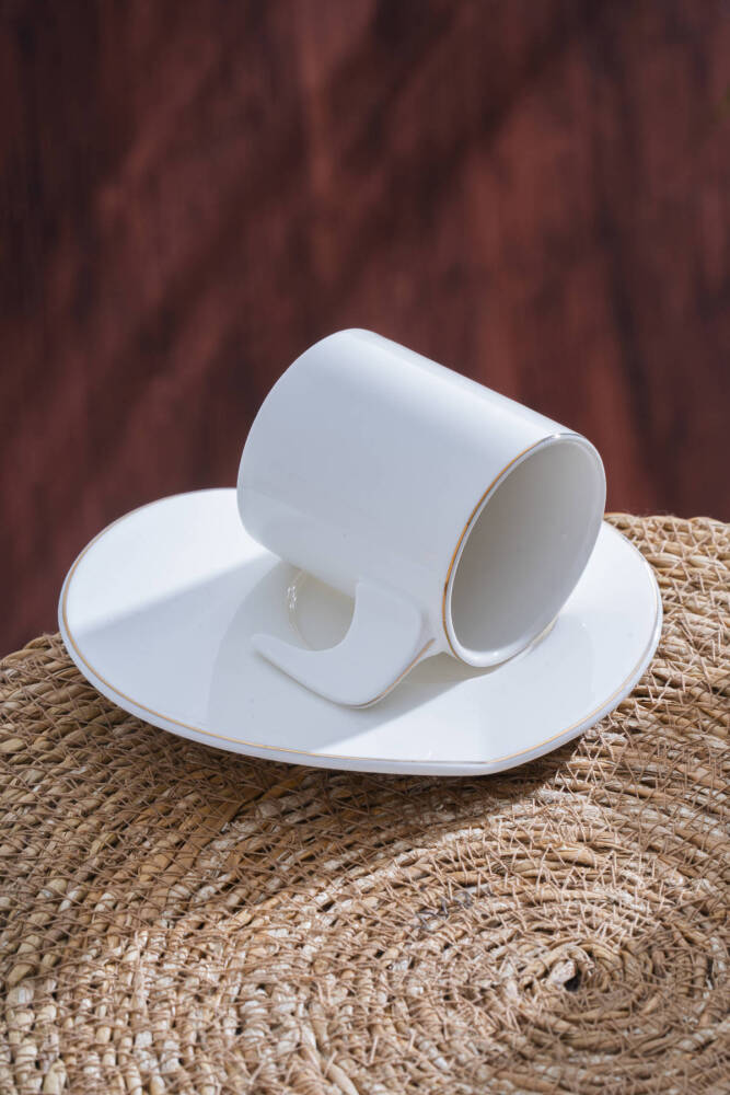 Alicia 6 Kişilik Kahve Fincan Takımı - 90 ml - 3