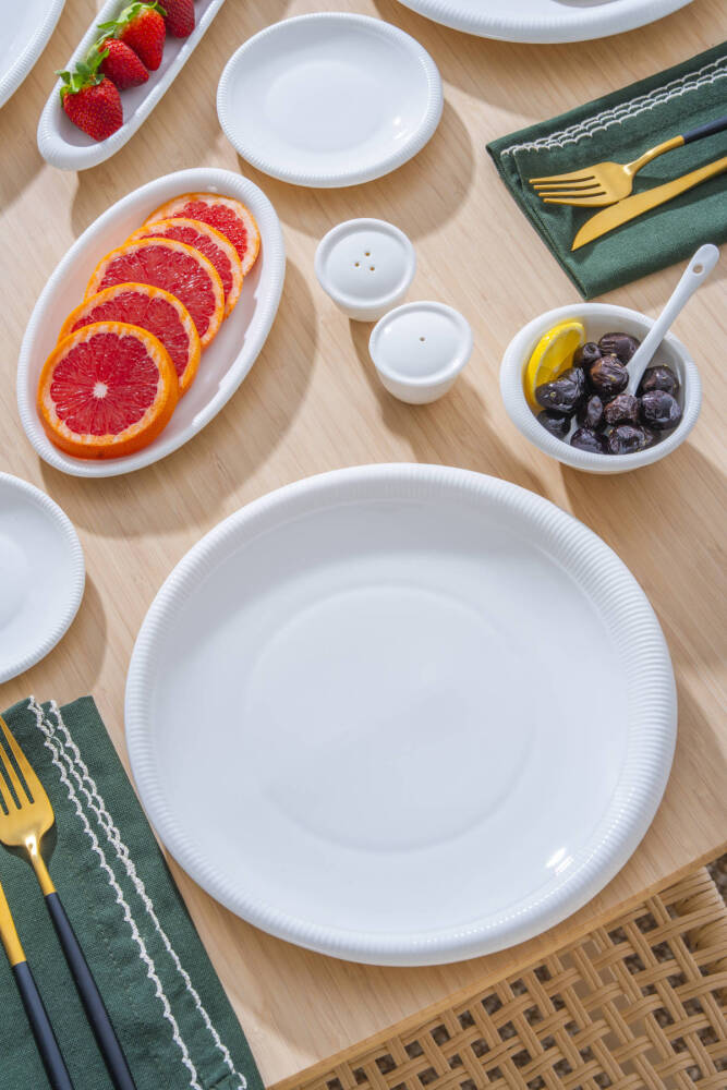 Alina 12 Kişilik 52 Parça Porselen Kahvaltı Takımı - 1