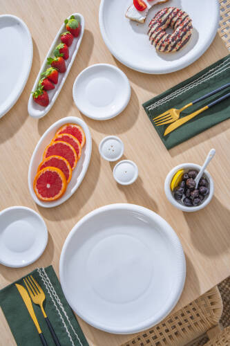 Alina 12 Kişilik 52 Parça Porselen Kahvaltı Takımı - 2