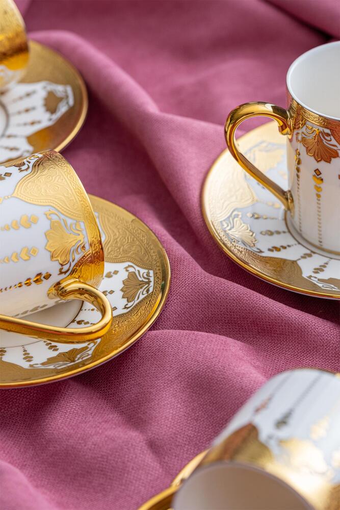 Allura Set Of 6 Coffee Cups - 90 Ml - 6