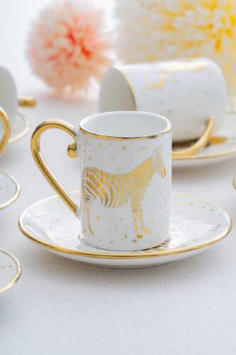 Alora 6 Kişilik Kahve Fincanı Takımı - 90 ml - 2