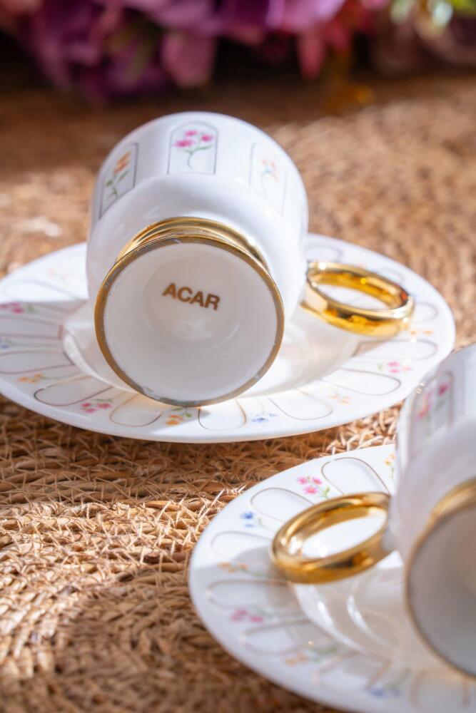 Aren 6 Kişilik Kahve Fincanı Takımı - 90 ml - 5