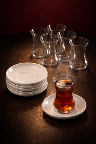 Aria 6 Kişilik Çay Seti - 130 ml - ACAR