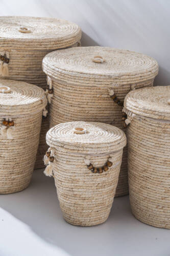 Aria Hasır 5 li Çok Amaçlı Sepet Seti - 2