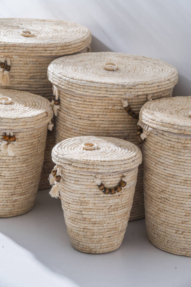 Aria Hasır 5 li Çok Amaçlı Sepet Seti - 2