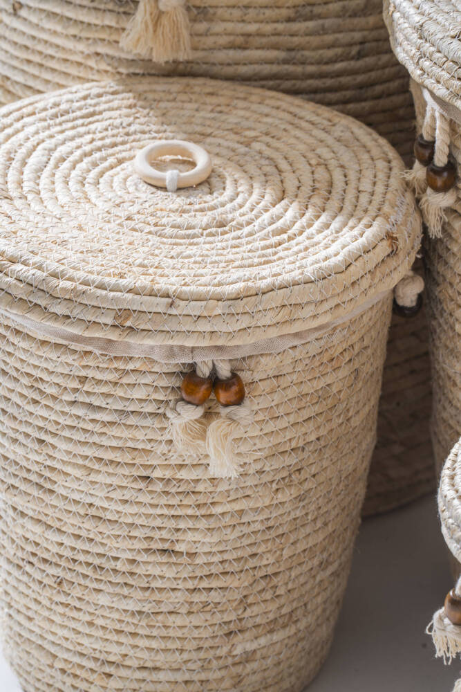 Aria Hasır 5 li Çok Amaçlı Sepet Seti - 3