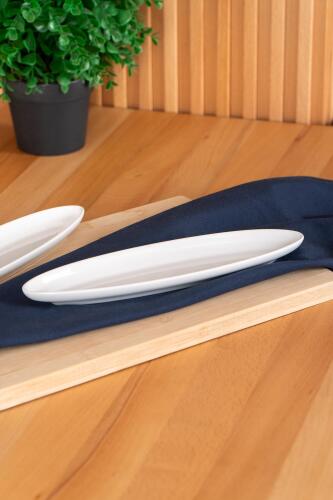 Aria Oval Kayık Tabak - 25 cm - Acar