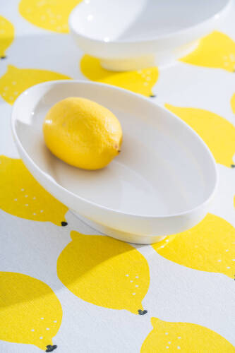 Aria Oval Porselen Tabak - 20 cm - Acar