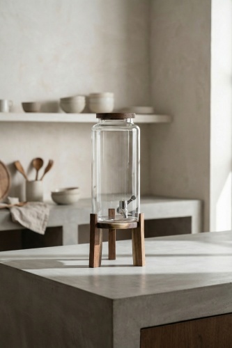 Arlina Akasya Ağacı Ayaklı Cam Sebil - 4 Lt - 2