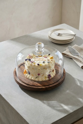 Arlina Akasya Ağacı Dönerli Pasta Standı - 27 cm - 2