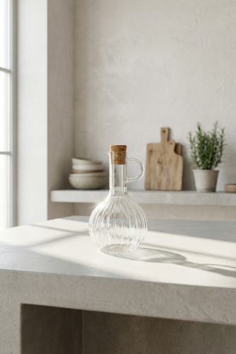 Arlina Akasya Kapaklı Cam Yağdanlık - 250 ml - 2