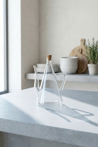 Arlina Akasya Kapaklı Cam Yağdanlık - 500 ml - 2