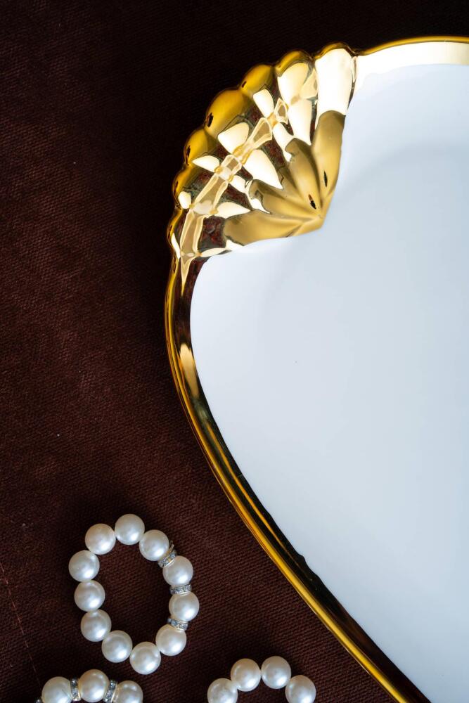 Arven Oval Gold Sunum Tepsisi - 41 cm - 6