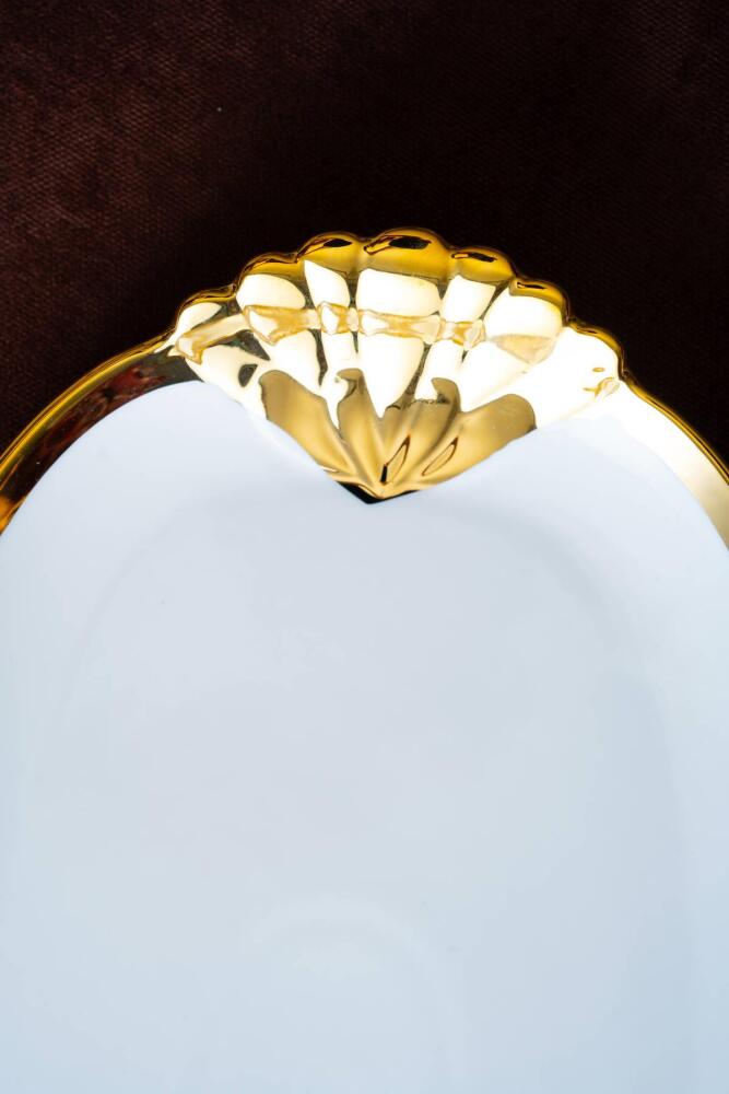 Arven Oval Gold Sunum Tepsisi - 41 cm - 7