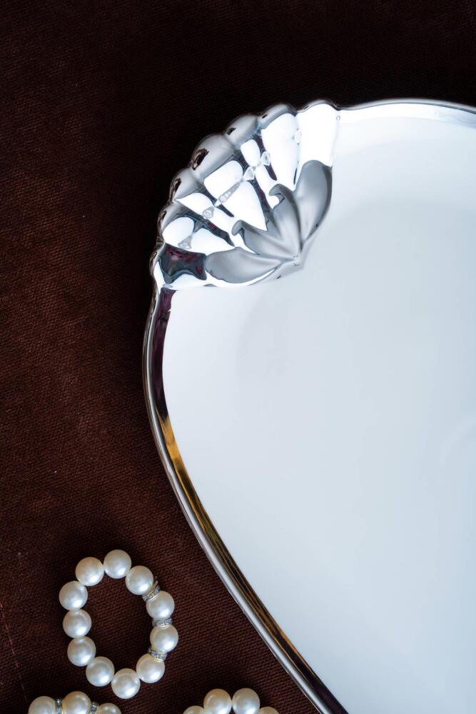 Arven Oval Silver Sunum Tepsisi - 41 cm - 18