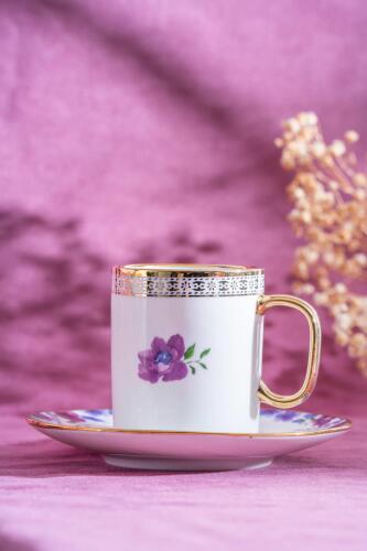 Ashley 6 Kişilik Kahve Fincanı Takımı - 90 ml - Acar