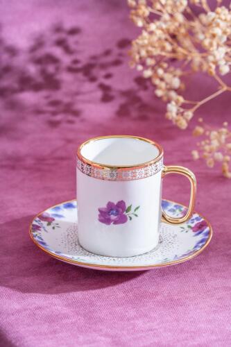 Ashley 6 Kişilik Kahve Fincanı Takımı - 90 ml - 3
