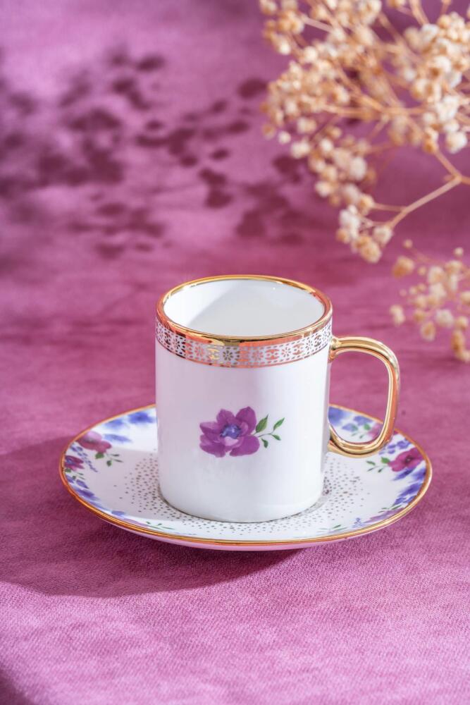 Ashley 6 Kişilik Kahve Fincanı Takımı - 90 ml - 3