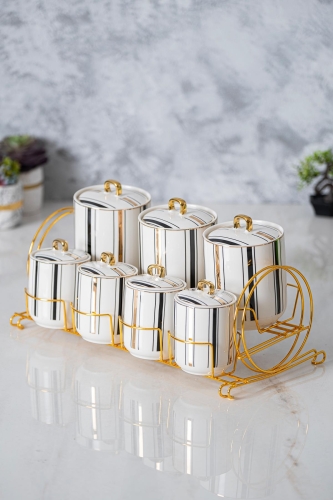 Aspen Astoria 8 Parça Baharat Seti - Gold - Acar