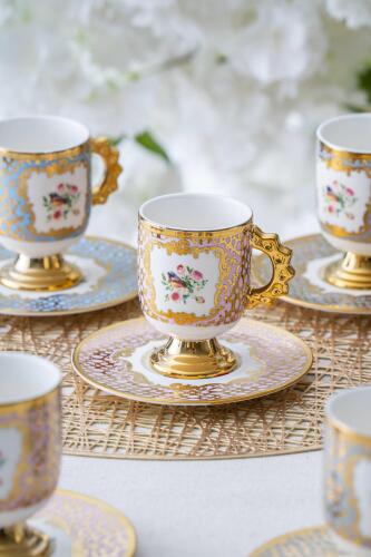 Astoeia 6 Kişilik Kahve Fincan Takımı - 90 ml - Acar