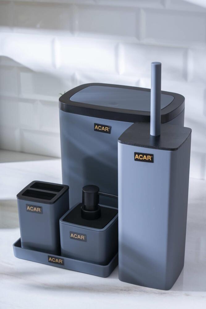 Astoria Akrilik 5 Parça Banyo Seti - Gri - 2