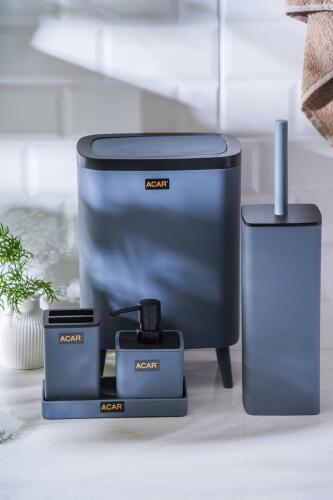 Astoria Akrilik 5 Parça Banyo Seti - Gri 