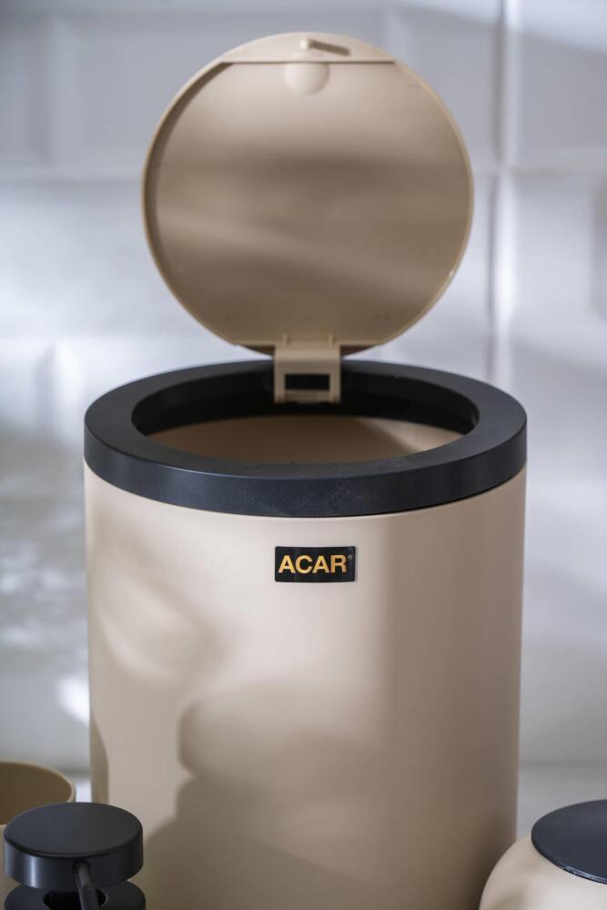 Astoria Akrilik 5 Parça Banyo Seti - Krem - 3