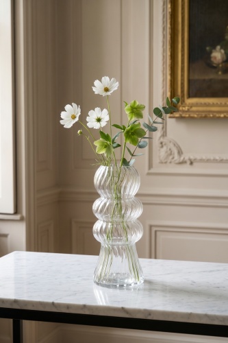 Aura Boğum Cam Vazo - 30 cm - Acar