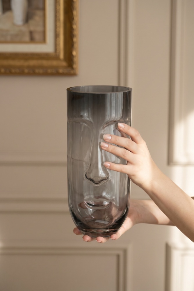 Aura Face Cam Vazo Füme - 29 cm - 3