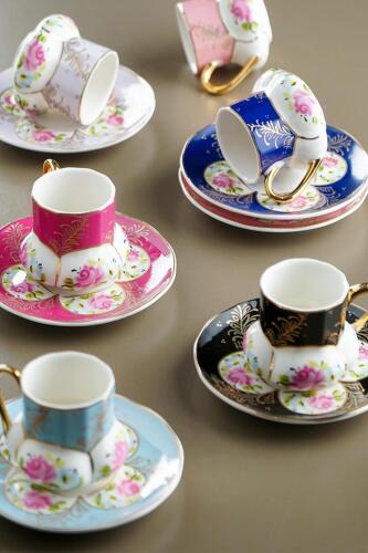 Azalea 6 Coffee Cup Set - Acar