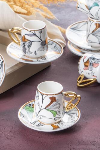 Azzura 6 Kişilik Kahve Fincanı Takımı - 90 ml - 6