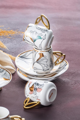 Azzura Set Of 6 Coffee Cups - 90 Ml - 1