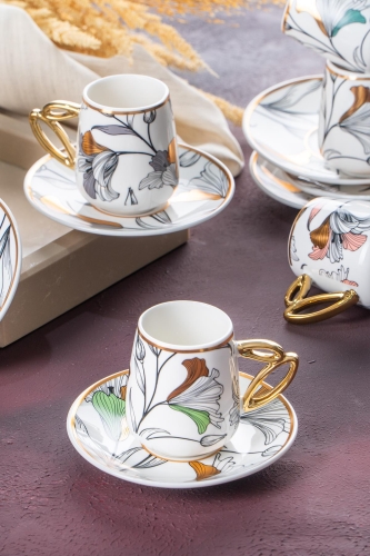 Azzura Set Of 6 Coffee Cups - 90 Ml - 2