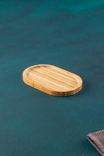Bamboo Oval Presentation Plate - 20 Cm - Acar