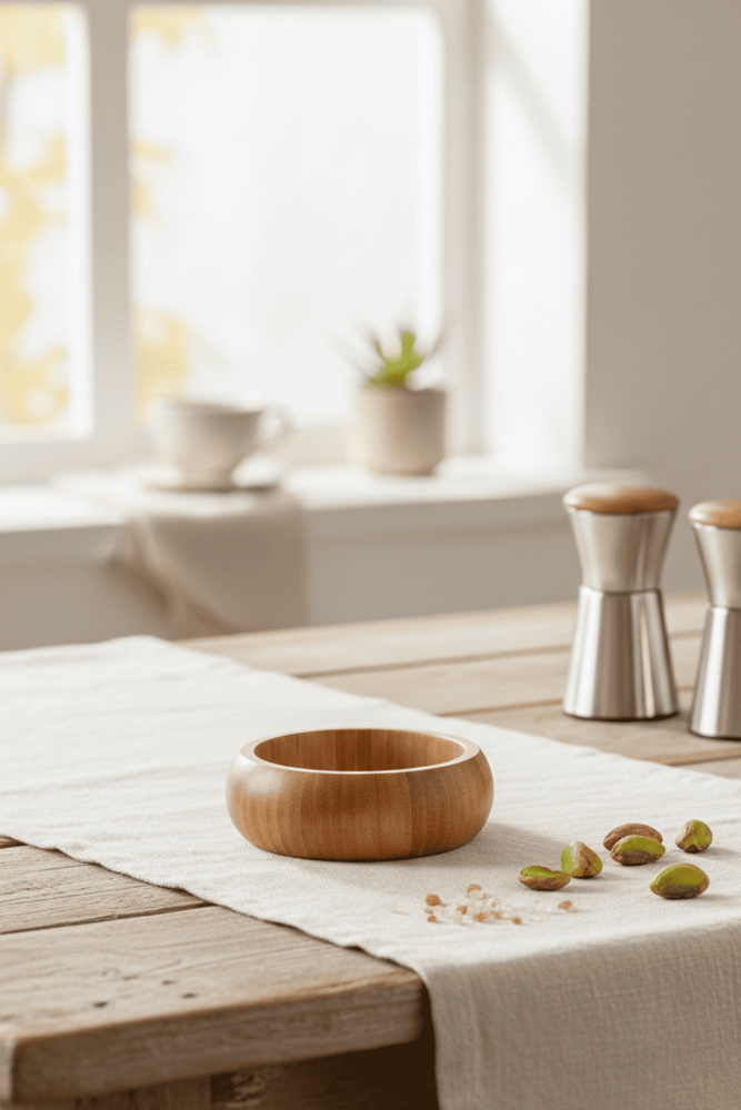 Bamboo Presentation Bowl - 10 Cm - 1